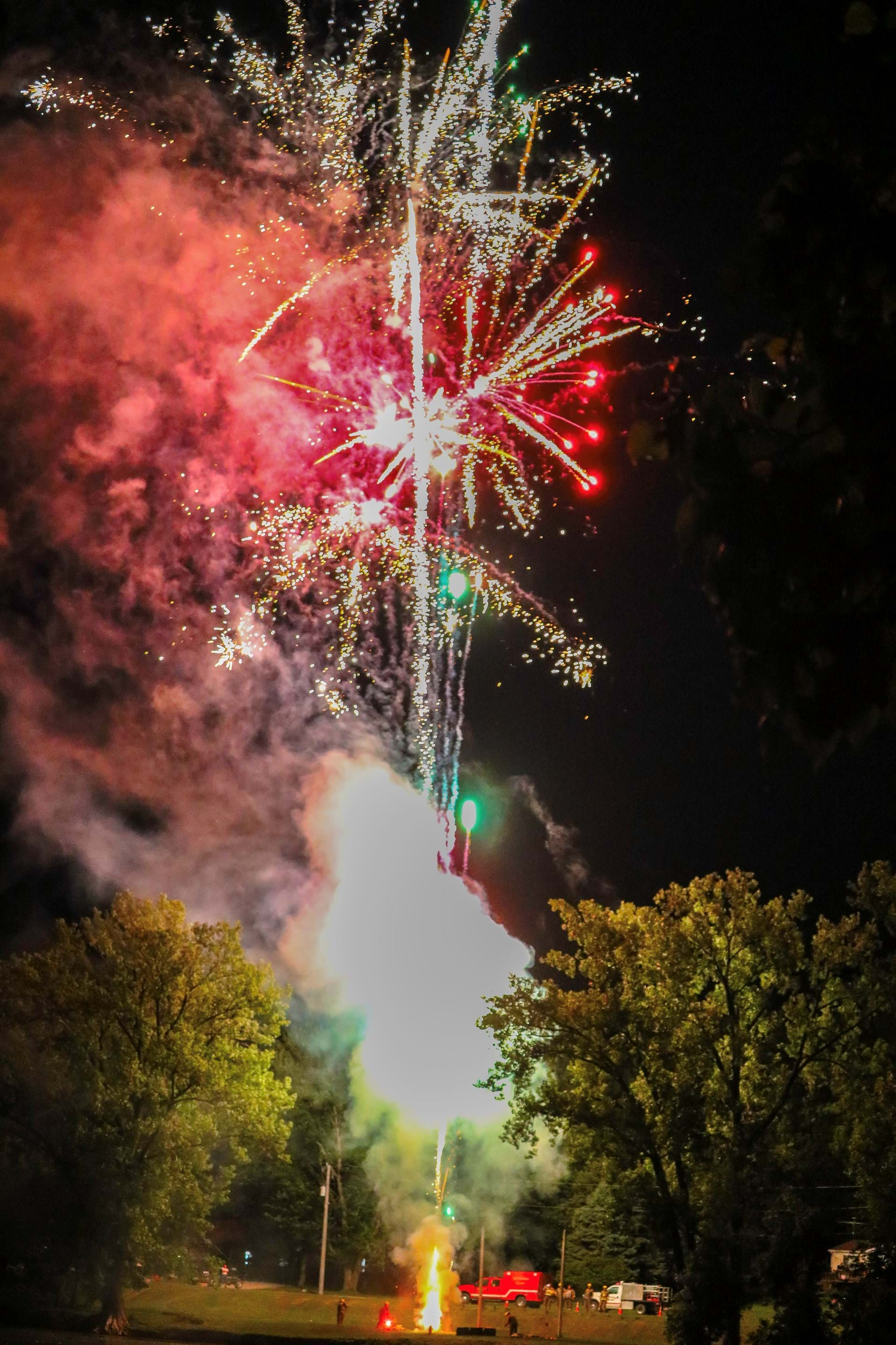 Start of an Amazing Firework Show